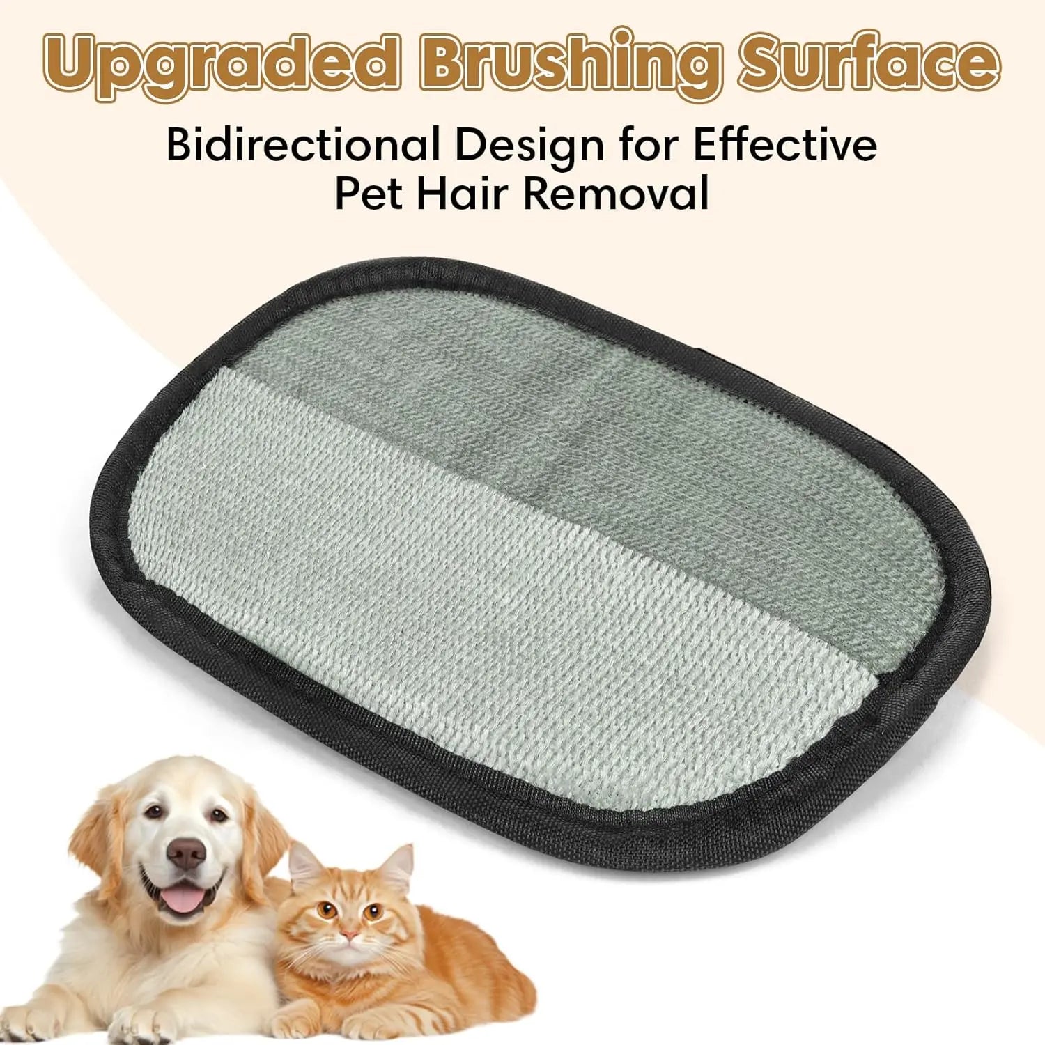 Anti-Static Pet Grooming Glove for Shedding & Hair Removal