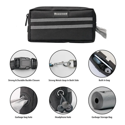 Hands-Free Dog Leash with Waist Bag & Shock Absorption System