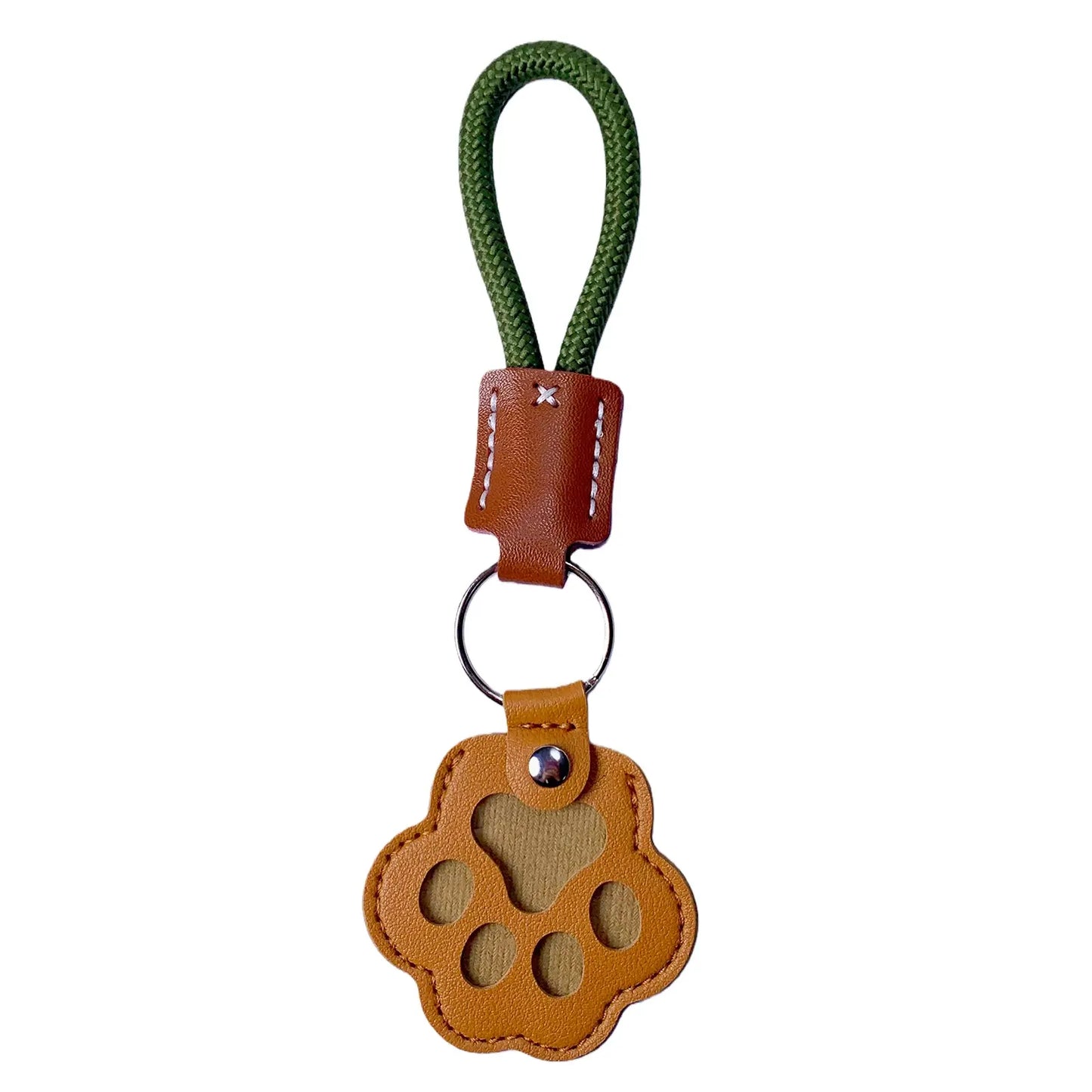 Pet Fur Memorial Keychain Keepsake for Dogs & Cats