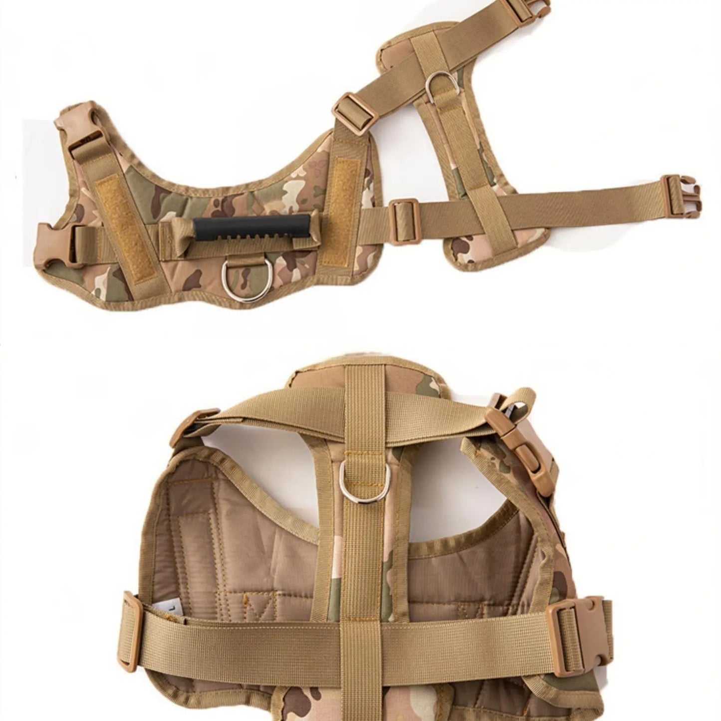 Heavy Duty Tactical Dog Harness with Reflective Straps