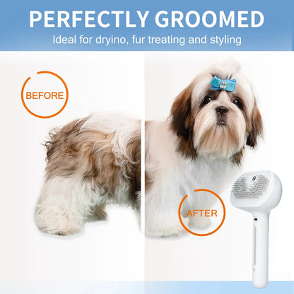 3-in-1 Pet Spray Grooming Comb Anti-Static Detangling Brush
