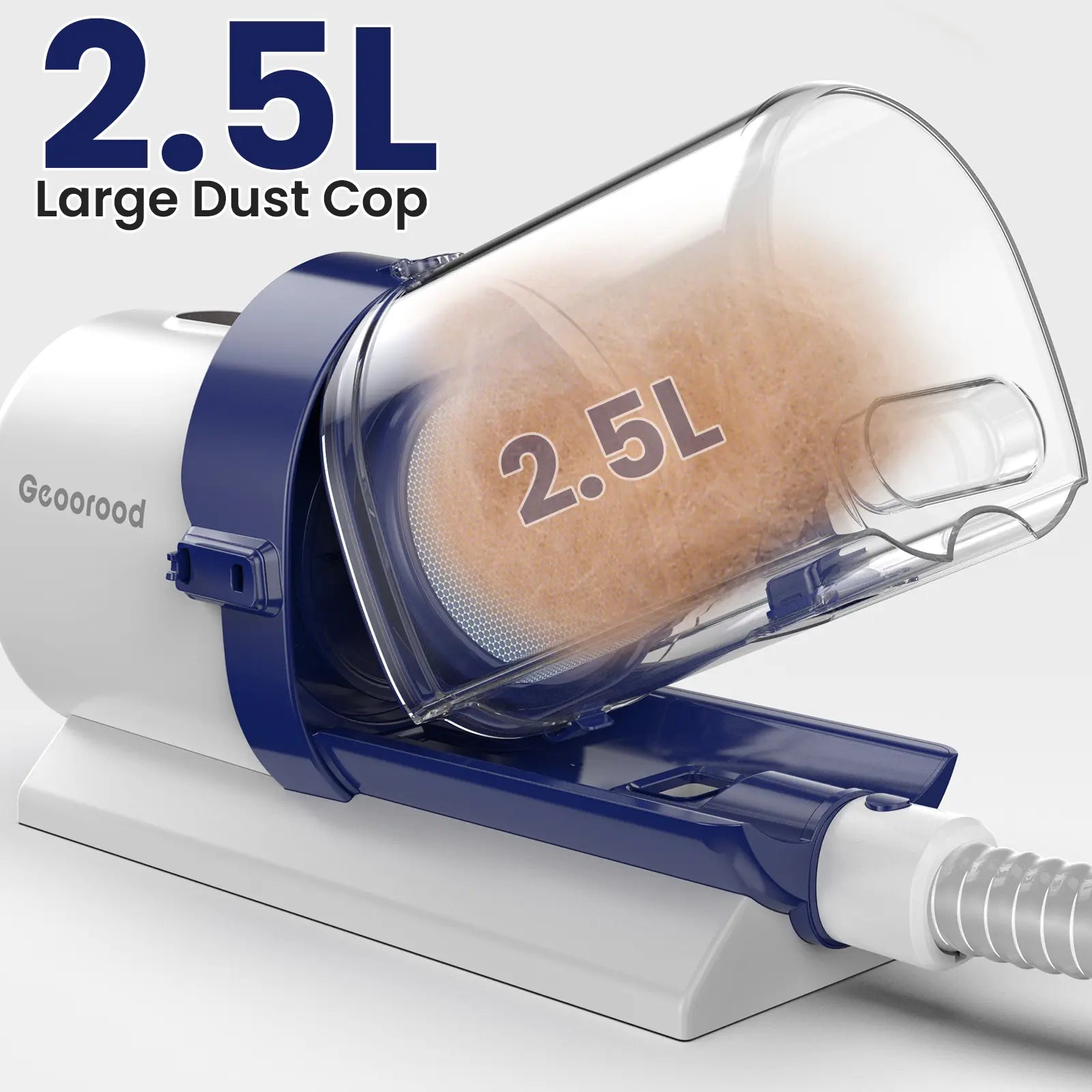 Geoorood Pet Grooming Vacuum Kit 13kPa Suction All-in-One Hair Removal System