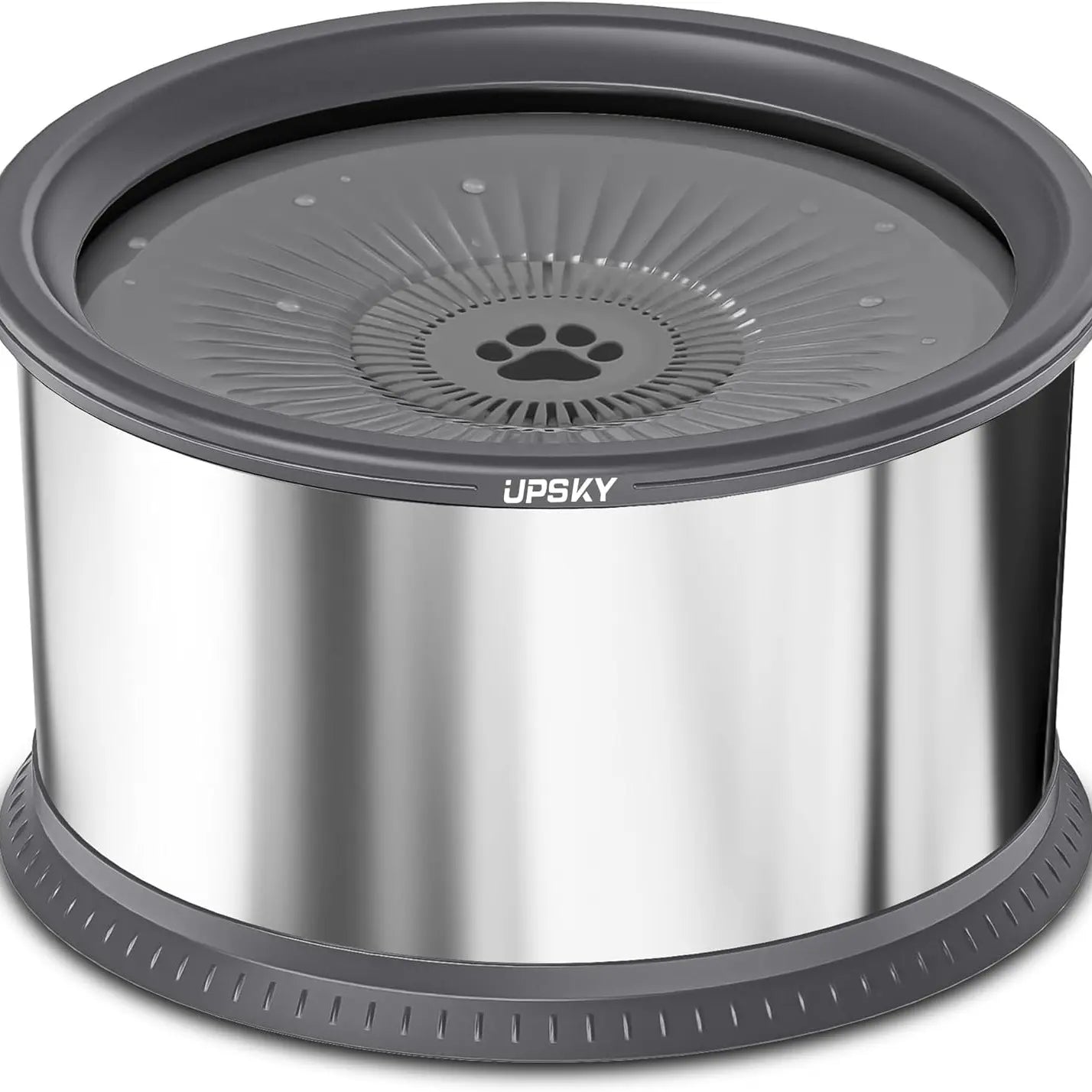 UPSKY Large Anti-Spill Slow Drinking Dog Water Bowl 6.5L