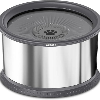 UPSKY Large Anti-Spill Slow Drinking Dog Water Bowl 6.5L