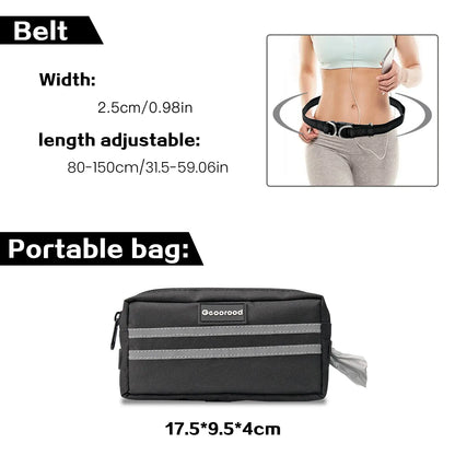 Hands-Free Dog Leash with Waist Bag & Shock Absorption System
