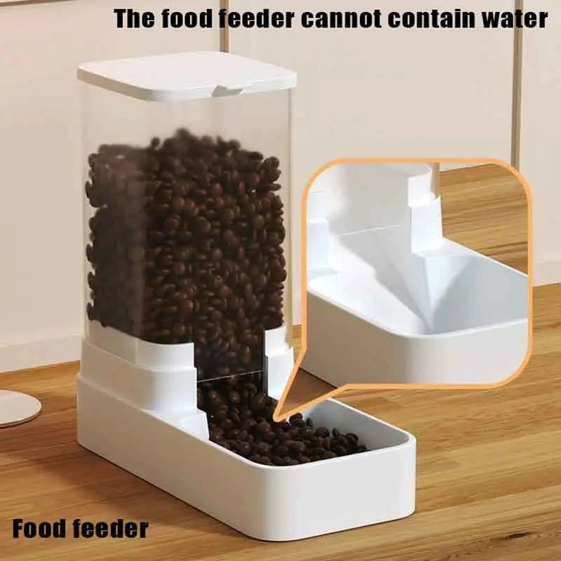 2-in-1 Automatic Pet Feeder & Water Dispenser for Dogs & Cats