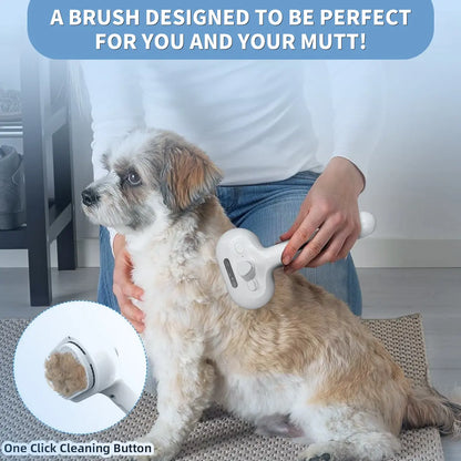 3-in-1 Pet Spray Grooming Comb Anti-Static Detangling Brush