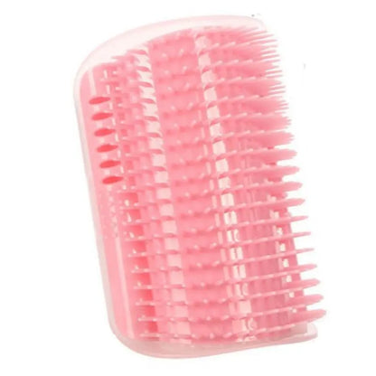 Wall Mounted Cat Self Grooming Corner Brush Massager