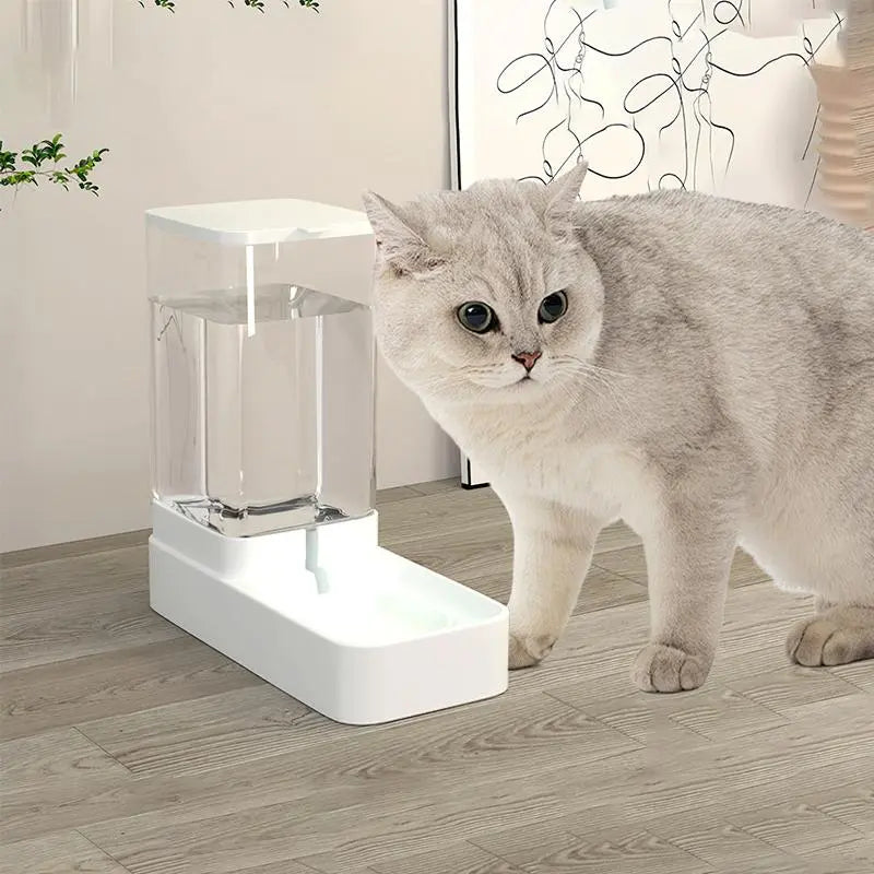 2-in-1 Automatic Pet Feeder & Water Dispenser for Dogs & Cats