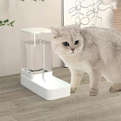2-in-1 Automatic Pet Feeder & Water Dispenser for Dogs & Cats