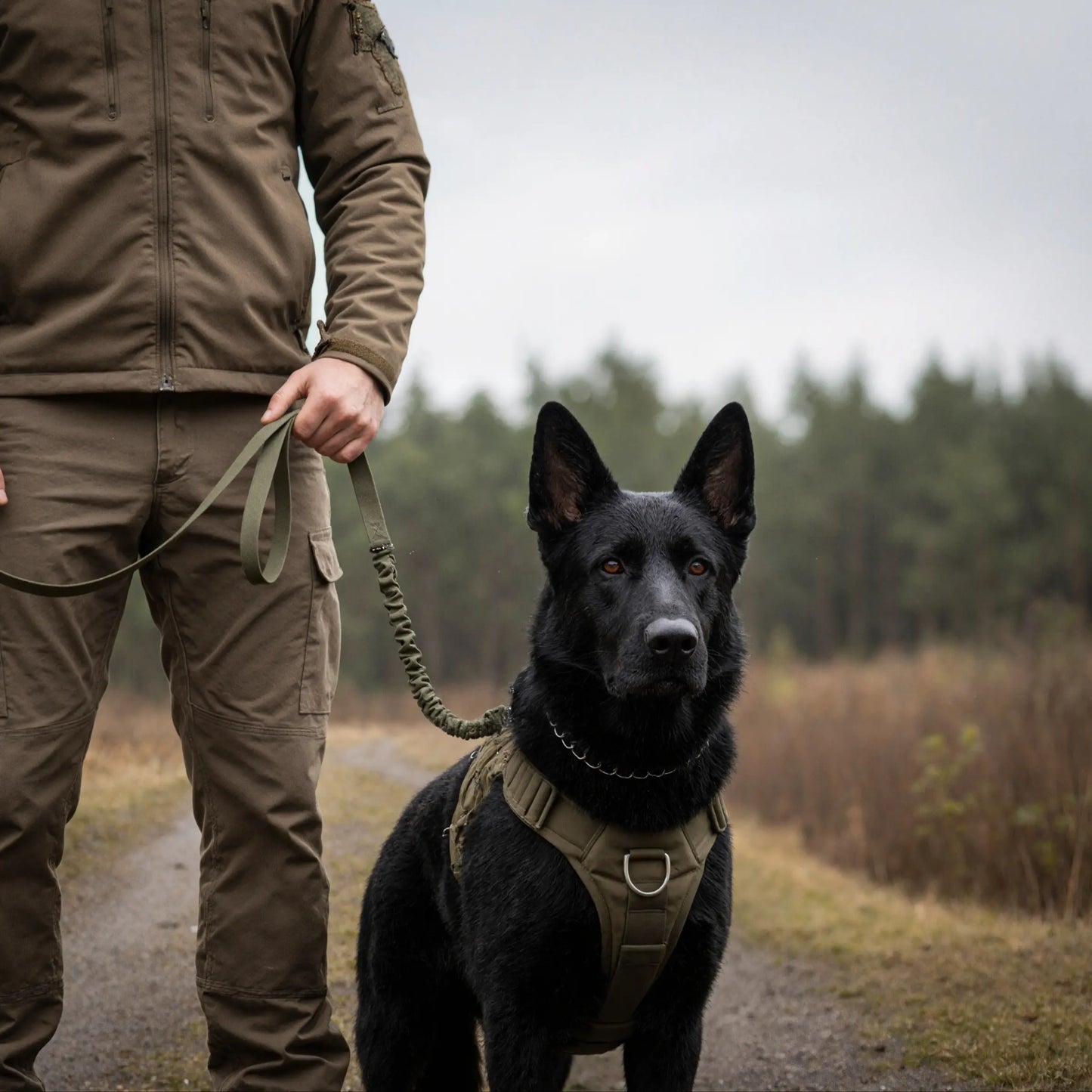 Heavy Duty Tactical Dog Harness with Reflective Straps