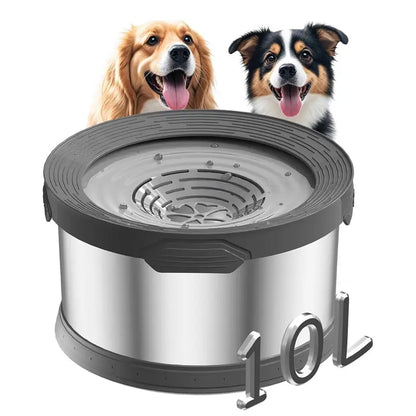 UPSKY Large Anti-Spill Slow Drinking Dog Water Bowl 6.5L