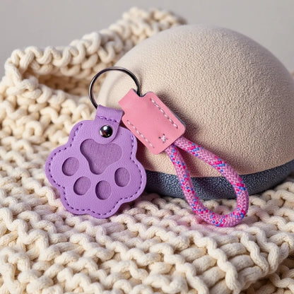 Pet Fur Memorial Keychain Keepsake for Dogs & Cats
