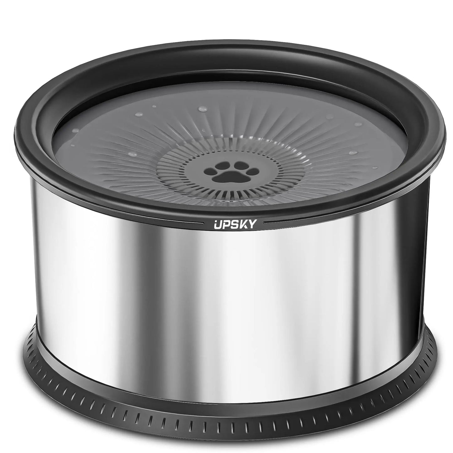 UPSKY Large Anti-Spill Slow Drinking Dog Water Bowl 6.5L