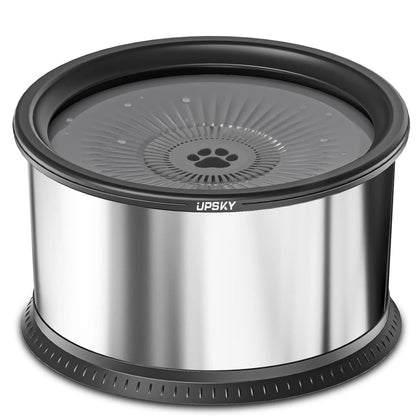 UPSKY Large Anti-Spill Slow Drinking Dog Water Bowl 6.5L